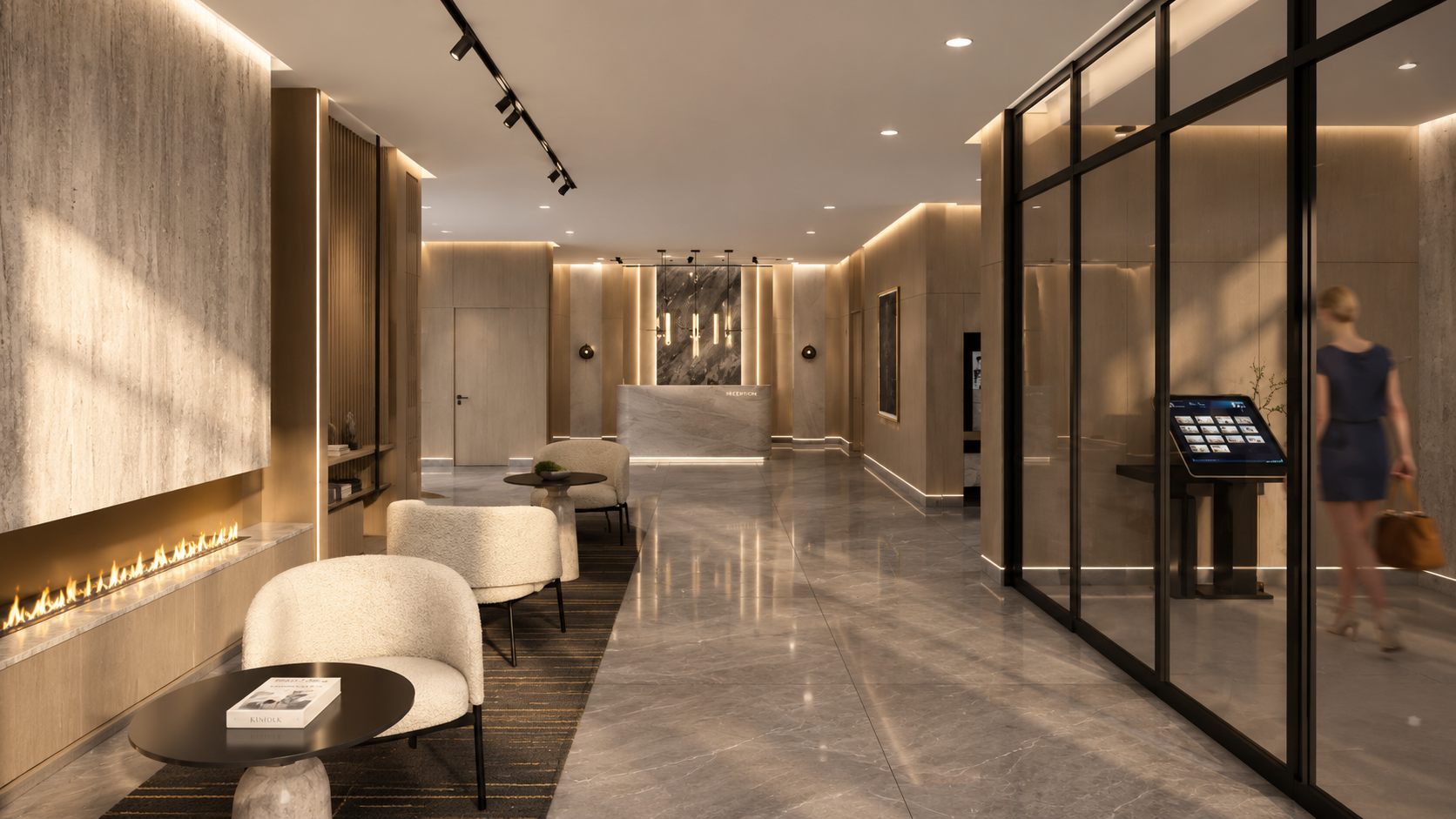 The Bridle Prestige lobby lounge rendering