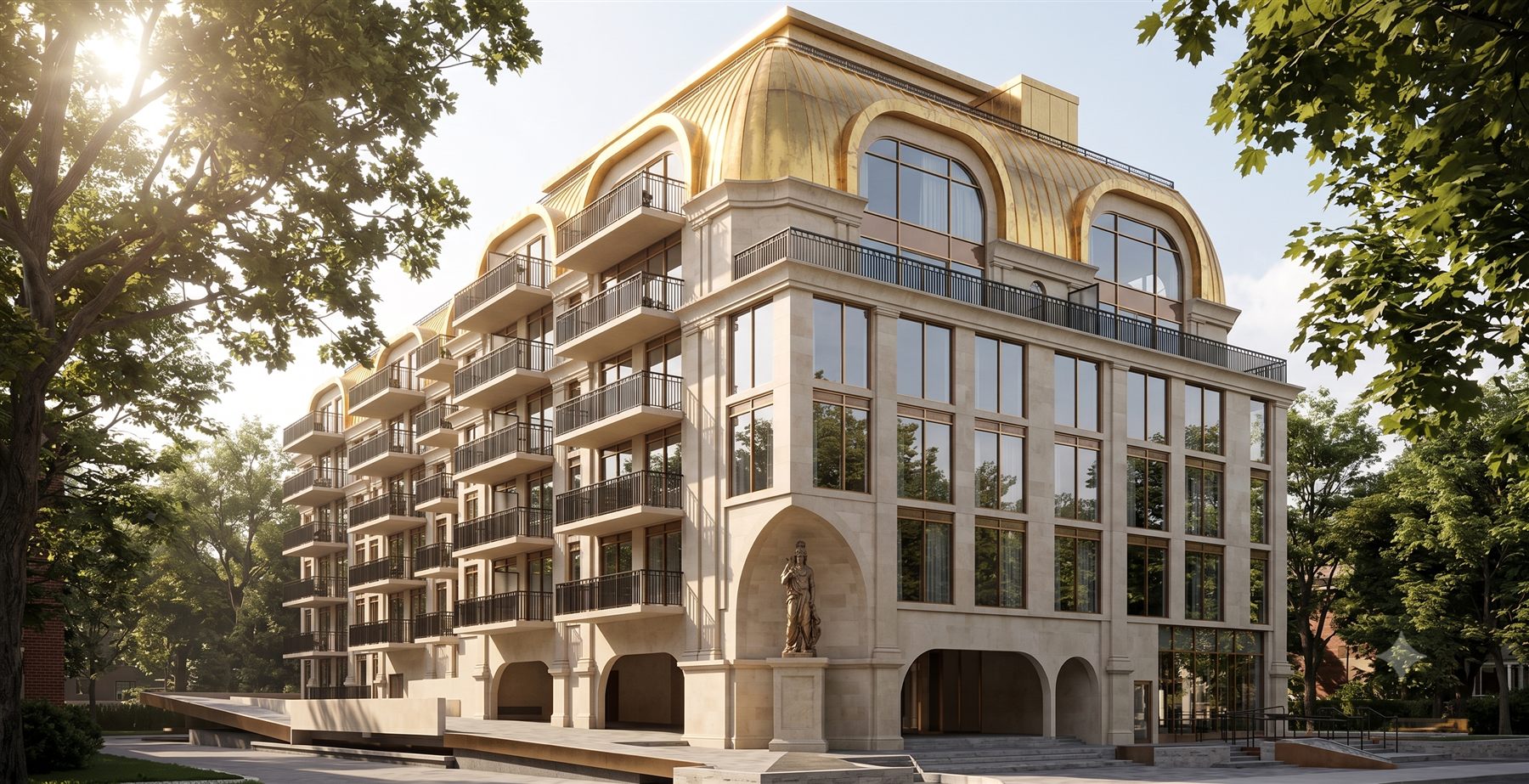 The Bridle Prestige exterior with Toronto skyline